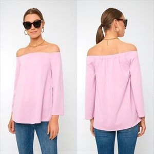 NWOT Tuckernuck Miranda Women's Off-Shoulder Top Lilac In Size XS